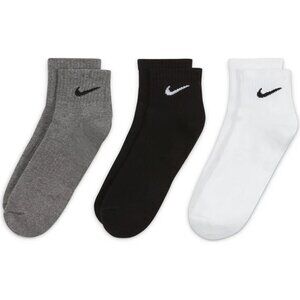Men's Nike 3-pack Everyday Cushion Quarter Training Socks